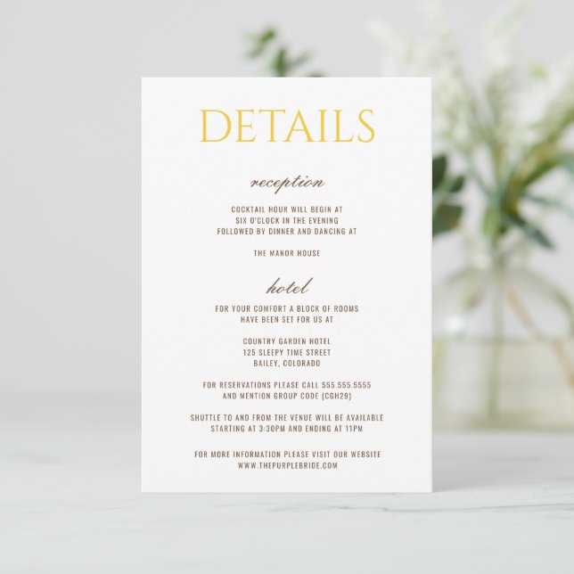 Sunflower Couple Enclosure Card (Standing Front)