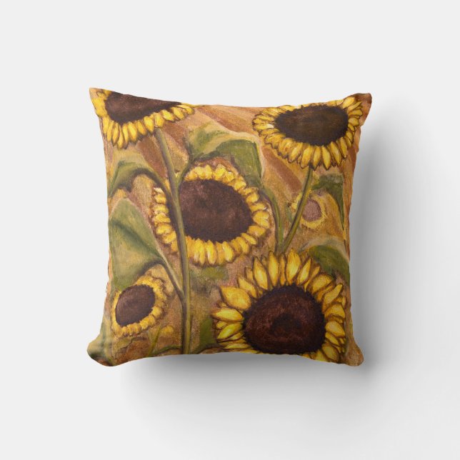 Sunflower Coussins Sunny Sunflower Coussins & Déco (Recto)