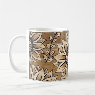 Sunflower Crazy Coffee Mug