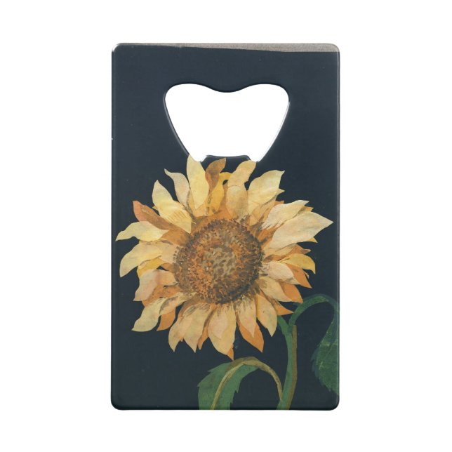 Sunflower Credit Card Bottle Opener (Front)