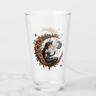 Sunflower Crescent Queen Glass