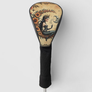 Sunflower Crescent Queen Golf Head Cover