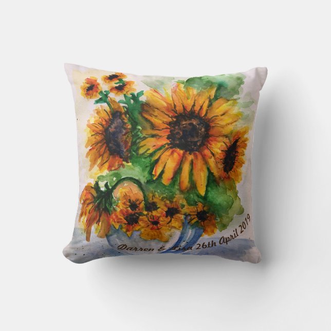 Sunflower Cushion (Front)