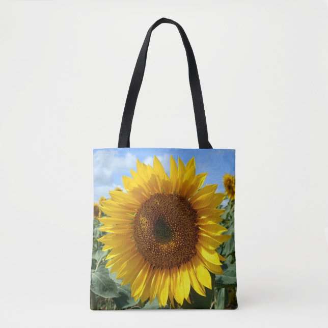 Sunflower Custom All Over Print Tote Bag (Front)