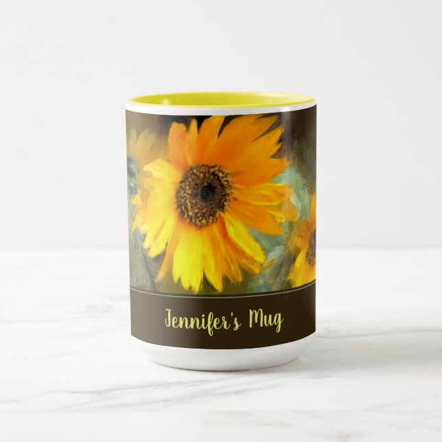 Sunflower Custom Combo Mug (Center)