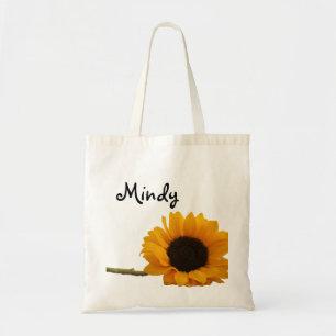 Sunflower Custom Name Bag