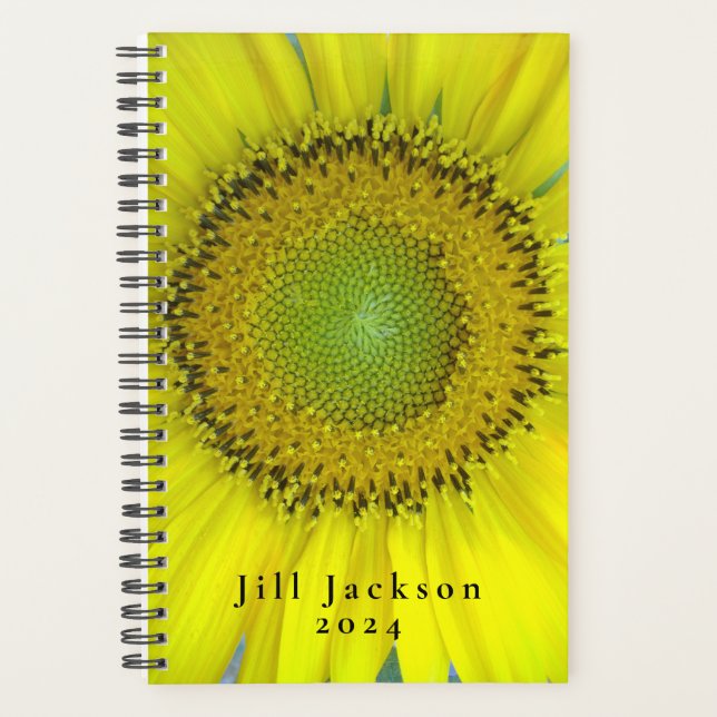 Sunflower customizable planner 2024 (Front)