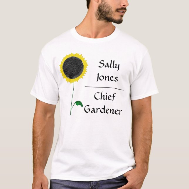 Sunflower Customizable T-Shirt (Front)