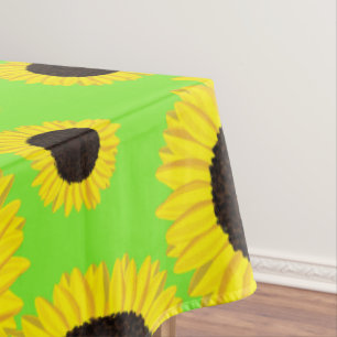Sunflower Cute First Birthday Table Cloth