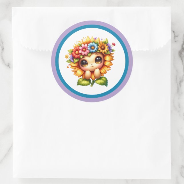 Sunflower Cutie Stickers (Bag)