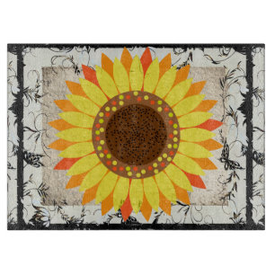 Sunflower Cutting Board