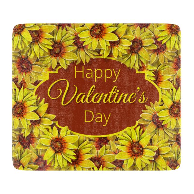 Sunflower Cutting Board (Front)