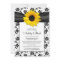 Sunflower Damask Bridal Shower Invitation