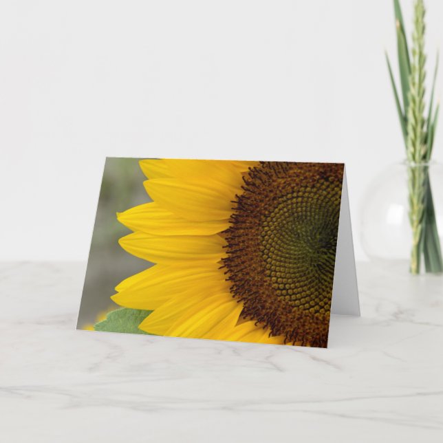Sunflower Dark Right Card (Front)