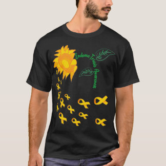 Sunflower Deco Endometriosis Hysterectomy Endometr T-Shirt