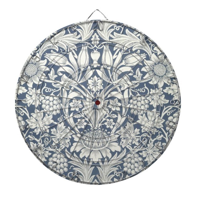 Sunflower Design (by William Morris) Dartboard (Front)