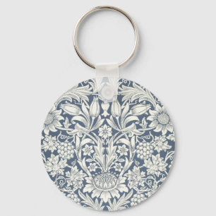 Sunflower Design (by William Morris) Key Ring
