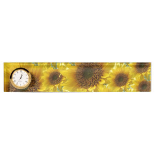 Sunflower Desk Nameplate
