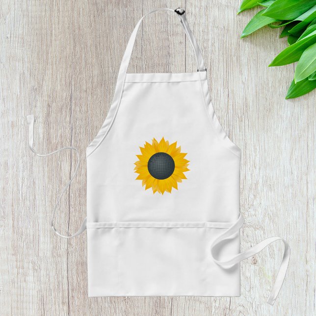 Sunflower Disco Ball Retro Party Vibe  Standard Apron (Creator Uploaded)