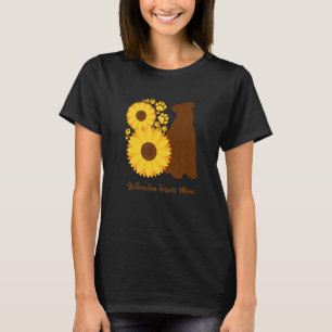 Sunflower Dog Mom - Wheatie Wheaten Terrier Premiu T-Shirt