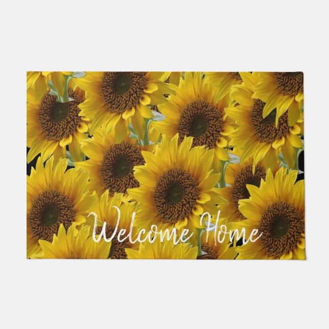 Sunflower Door Mat (Front)