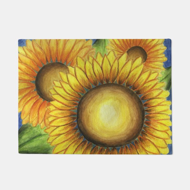 Sunflower Doormat  (Front)
