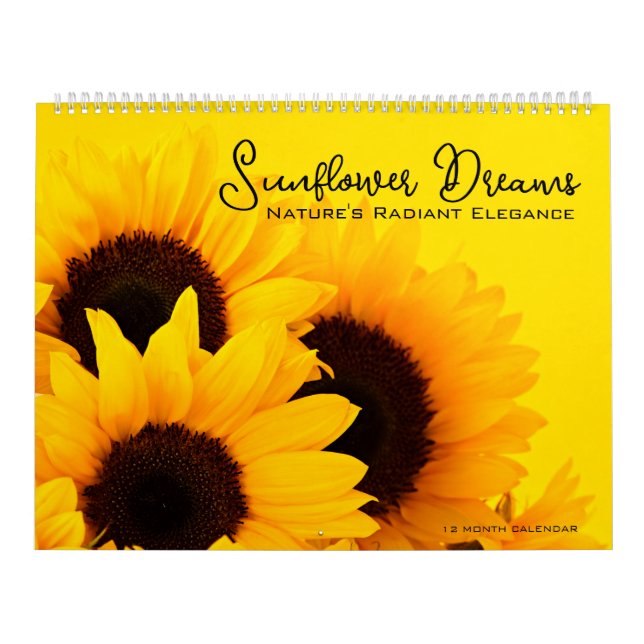 Sunflower Dreams Calendar (Cover)