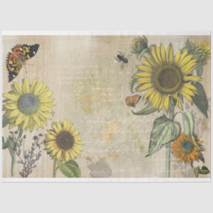 Sunflower Dreams Decoupage Tissue Paper