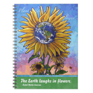 Sunflower Earth Art Notebook