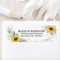 Sunflower Elegant Rustic Geometric Gold Wedding