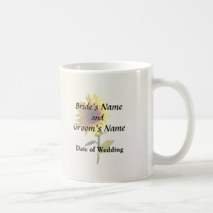 Sunflower Enjoying the Sun Wedding Products Coffee Mug