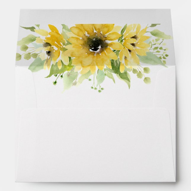 Sunflower Envelope (Back (Bottom))