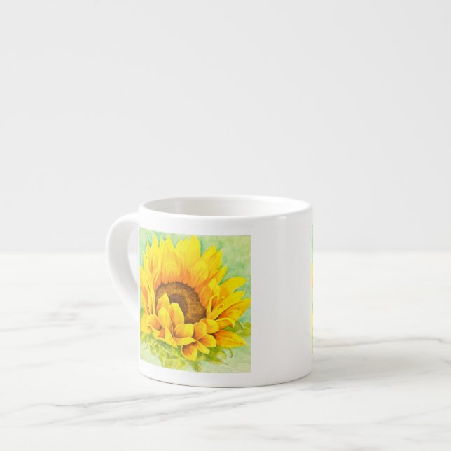 Sunflower Espresso Cup (Front Left)