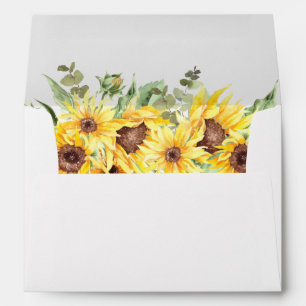 Sunflower & Eucalyptus MOD Floral Envelope