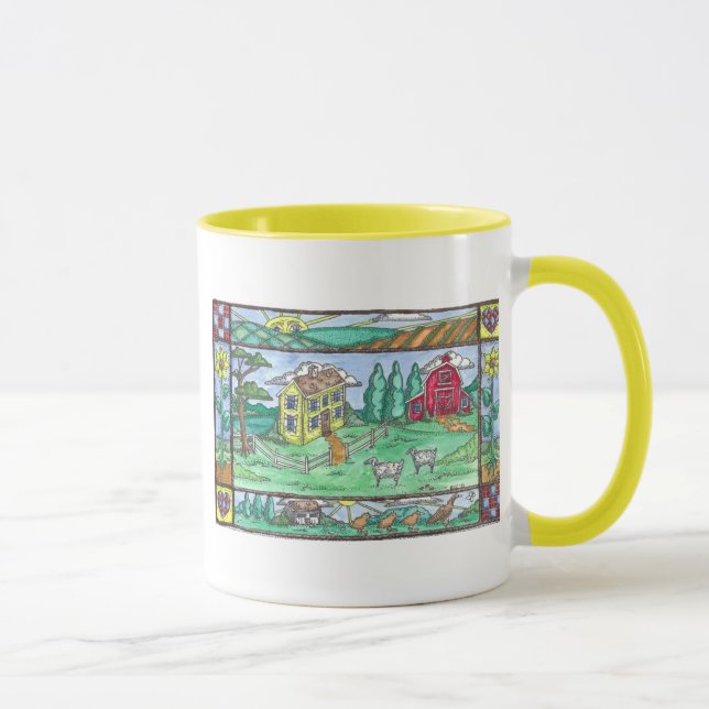 Sunflower Farm Mug (Right)