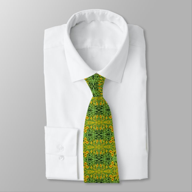 Sunflower fashion tie (Tied)