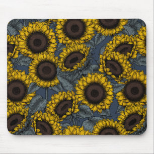 Sunflower field 2 mouse pad