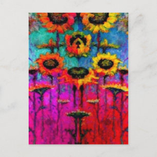 Sunflower Field Art Gifts by Sharles Postcard