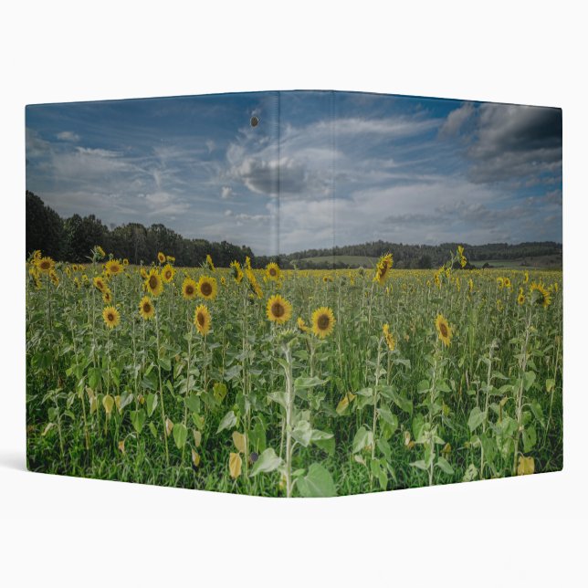 "Sunflower Field" Binder (Background)