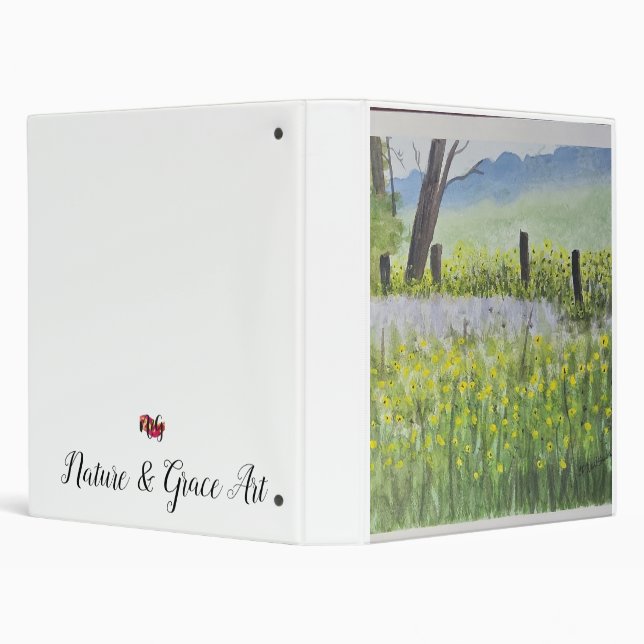 Sunflower Field Binder (Background)