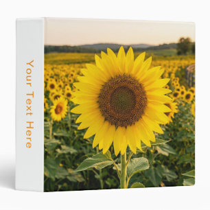 Sunflower Field Binder