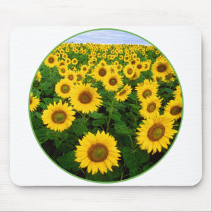 Sunflower Field Mouse Pad