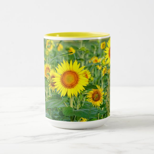 Sunflower Field Mug (Center)