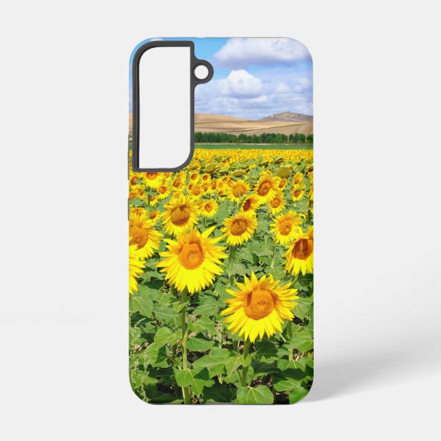 Sunflower field samsung galaxy s22 case (Back)