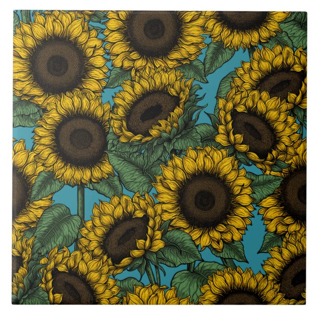 Sunflower field tile (Front)