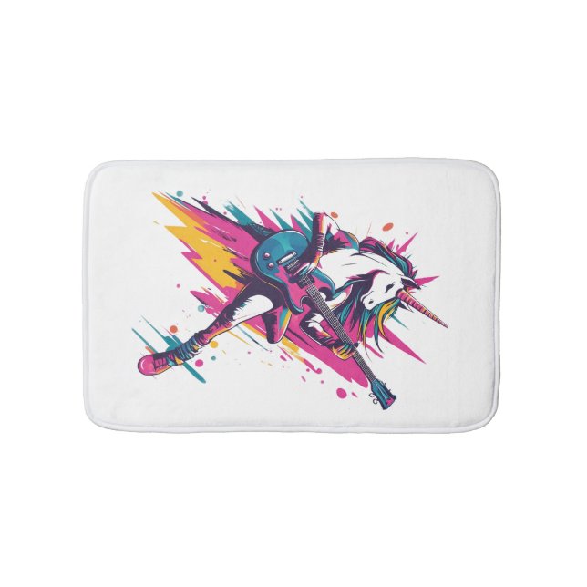 Sunflower Field Unicorn (5) Bath Mat (Front)