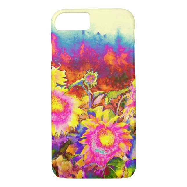 Sunflower Fields Case-Mate iPhone Case (Back)