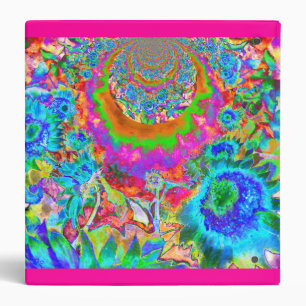 Sunflower Fields Forever - blue Binder