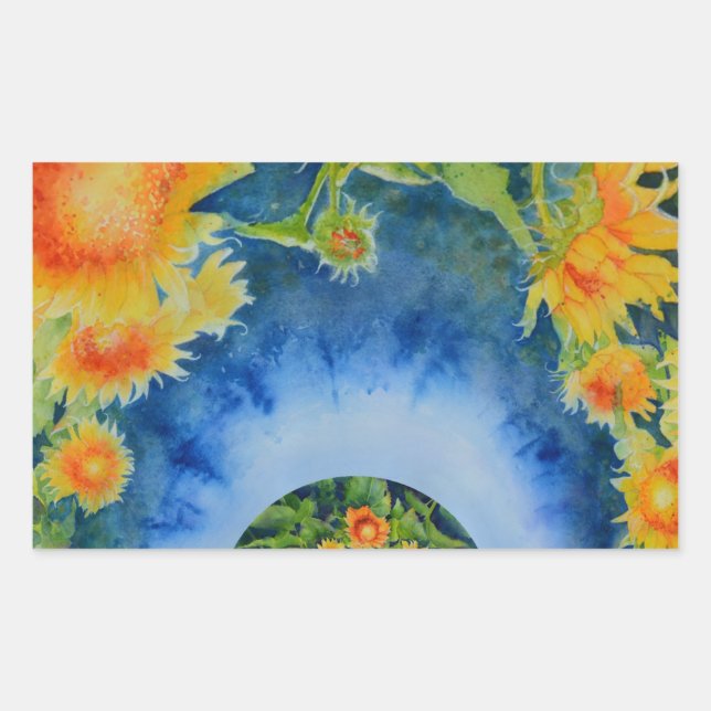 Sunflower Fields Forever Sticker (Front)