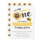 Sunflower First Birthday Invitation
